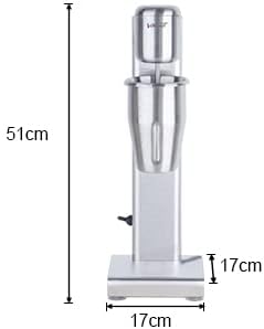 Valgus Edelstahl-Milchshaker-Maschine 1L geräuscharmer Stand-Getränkemixer-Mixer für Eiscreme, Fruch