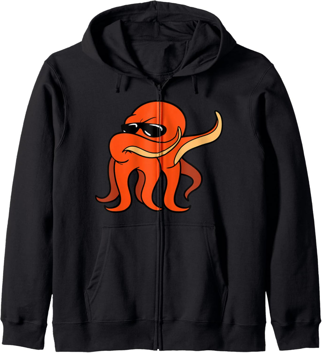 Dabbing Dab Tintenfisch Oktopus Lustig Fun Musik Party Disco Kapuzenjacke