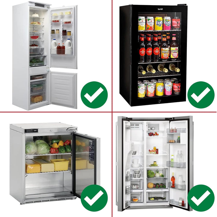 Spares2go Universal Kühlschrank Gefrierschrank Regal Verstellbar Kunststoffbeschichtet Ausziehbare A