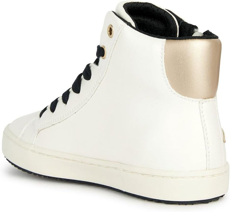 Geox Mädchen J Kalispera Girl A Sneaker 24 EU Lt Ivory Platinum, 24 EU Lt Ivory Platinum