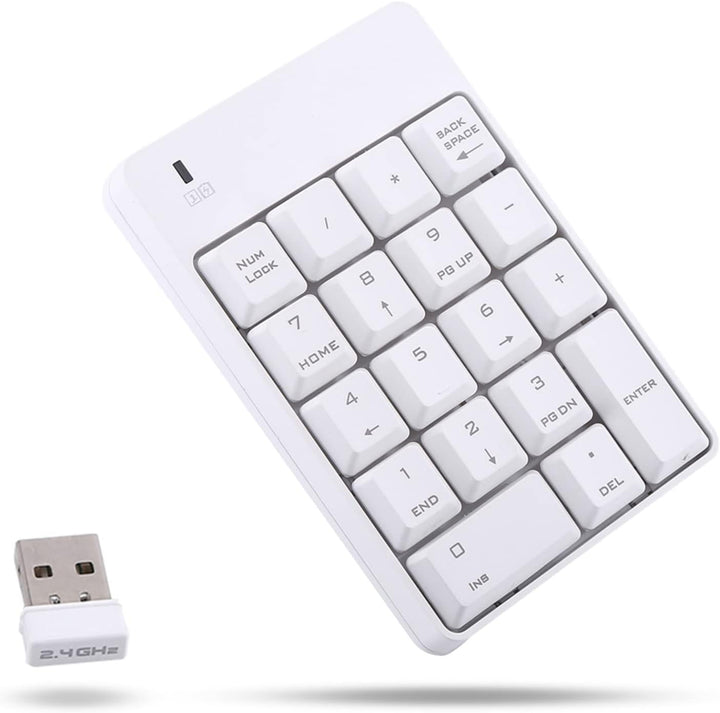 Cuifati 2.4G Wireless USB Ziffernblock Ziffernblock Nr. 18 Tasten Laptop PC Neue, Leichtgewichtige k
