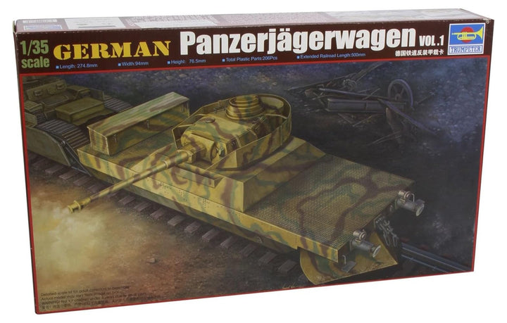 Trumpeter 9580208003689 368 Modellbausatz German  Panzerjägerwagen