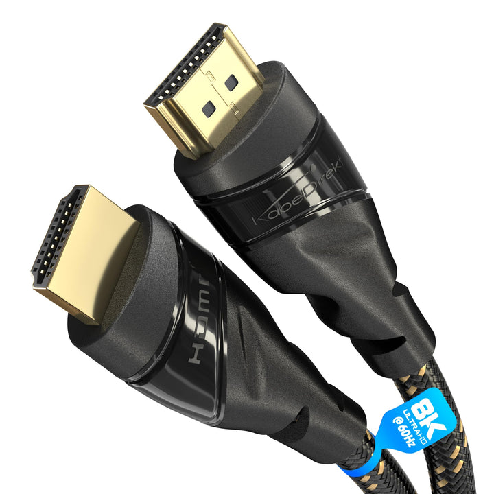 KabelDirekt – 4K HDMI-Kabel – 7,5m – In Deutschland entwickelt – Bruchfeste Nylon-Ummantelung (4K@60
