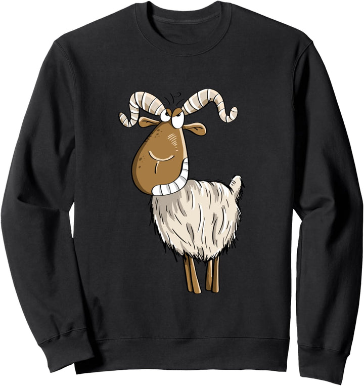 Mecker Ziege I Kein Bock I Tiermotiv für Tierfreunde Sweatshirt