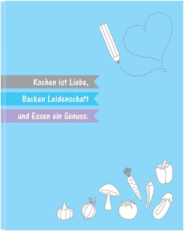 PRICARO Rezeptordner mit Rezeptblock "Allerlei", A5