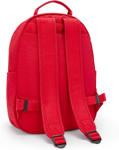 Kipling SEOUL S Kleiner Rucksack mit Laptop-Schutz Rot Rouge, Rot Rouge