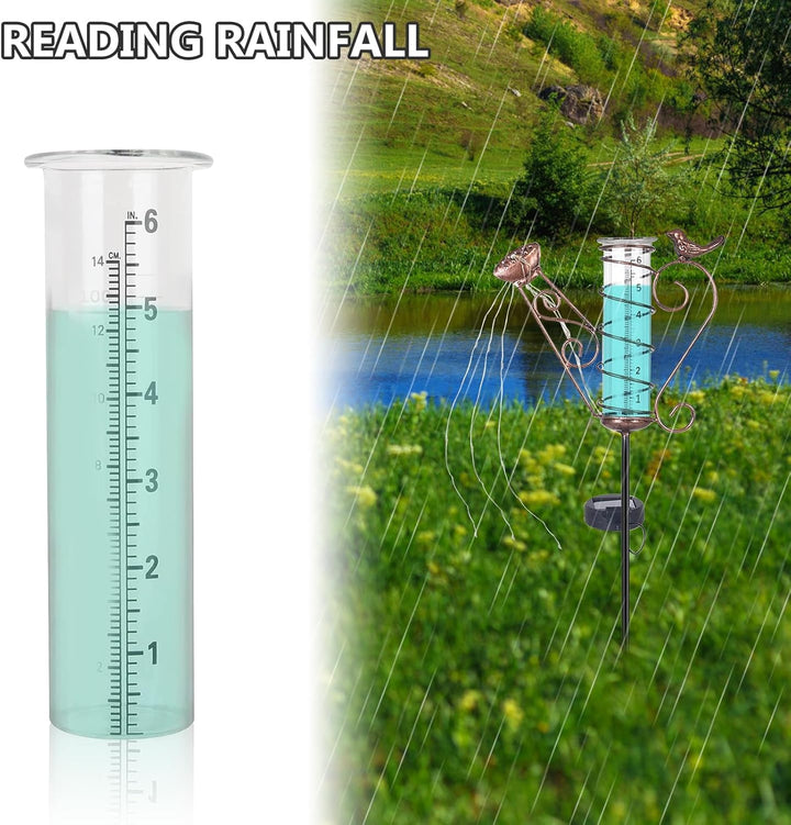 Regenmesser Für Garten Frostsicher, Regenmesser Für Den Aussenbereich, Niederschlagsmesser Mit Erdsp