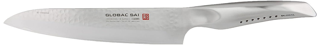 Global SAI-02 Tranchiermesser, 21cm Hammerdesign