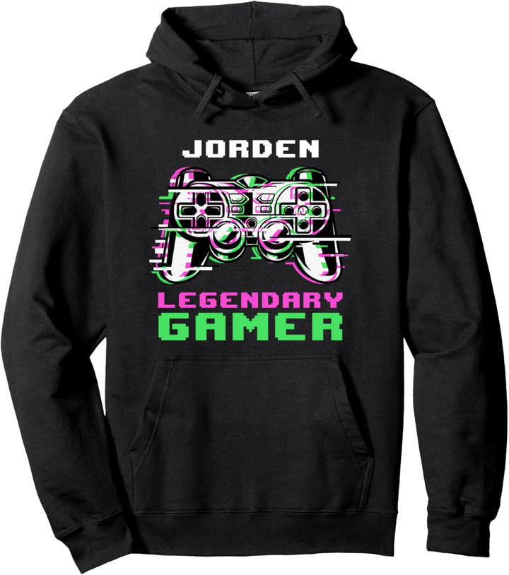 Jorden - Legendary Gamer - Personalisiert Pullover Hoodie