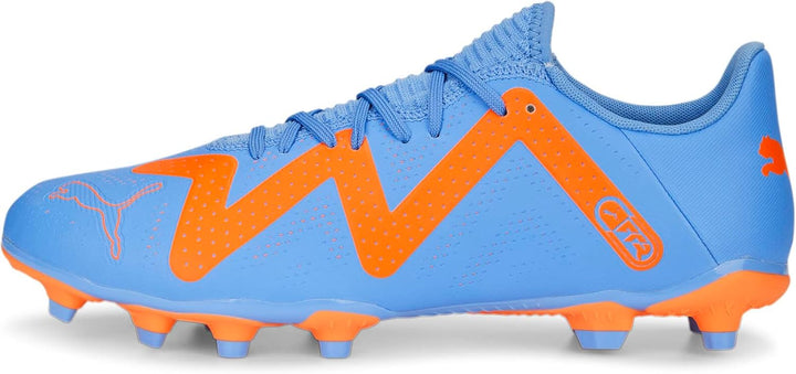PUMA Herren Future Play Fg/Ag Fussballschuh, 40 EU Blue Glimmer Puma White Ultra Orange