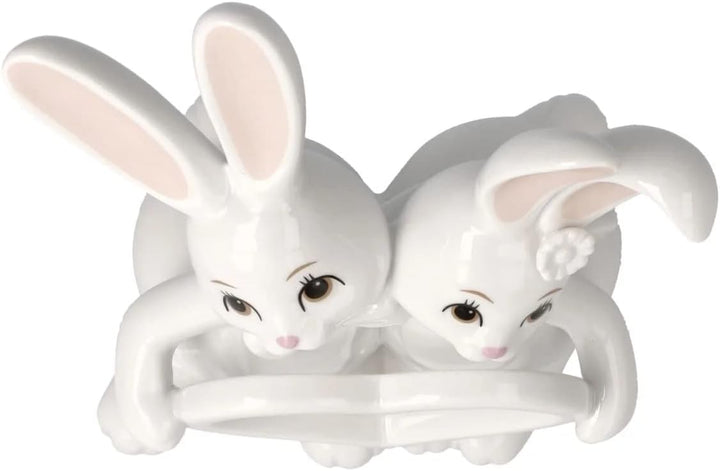 Goebel Ostern Dekofigur, Porzellan, 16 cm, Weiss, Weiss
