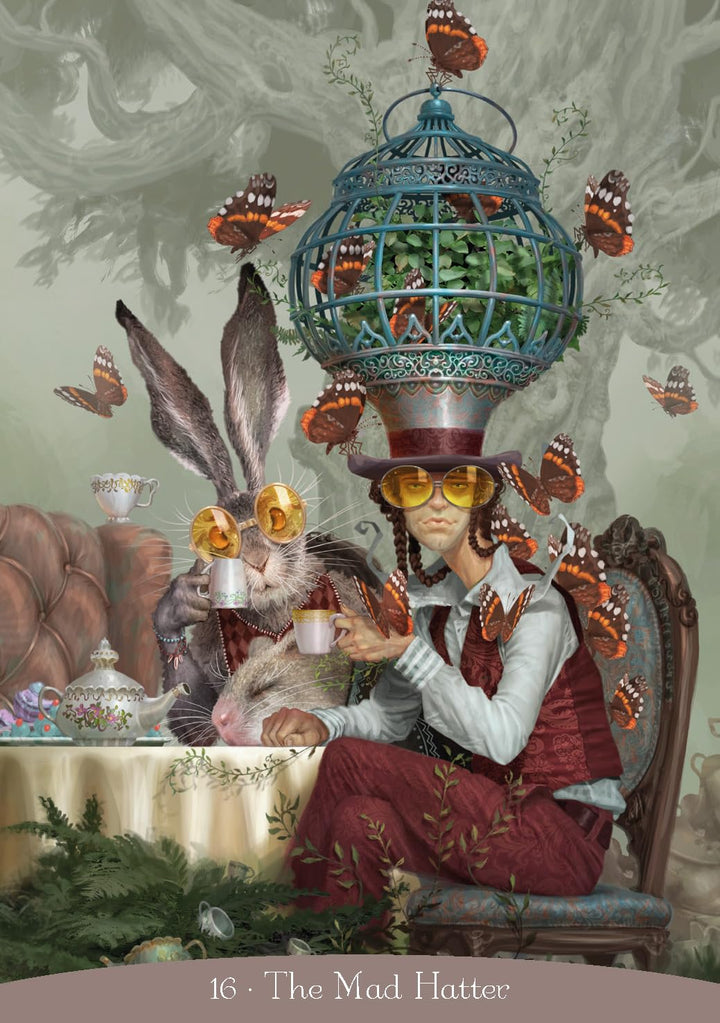 Alice in Wonderland Oracle Cards, Karten