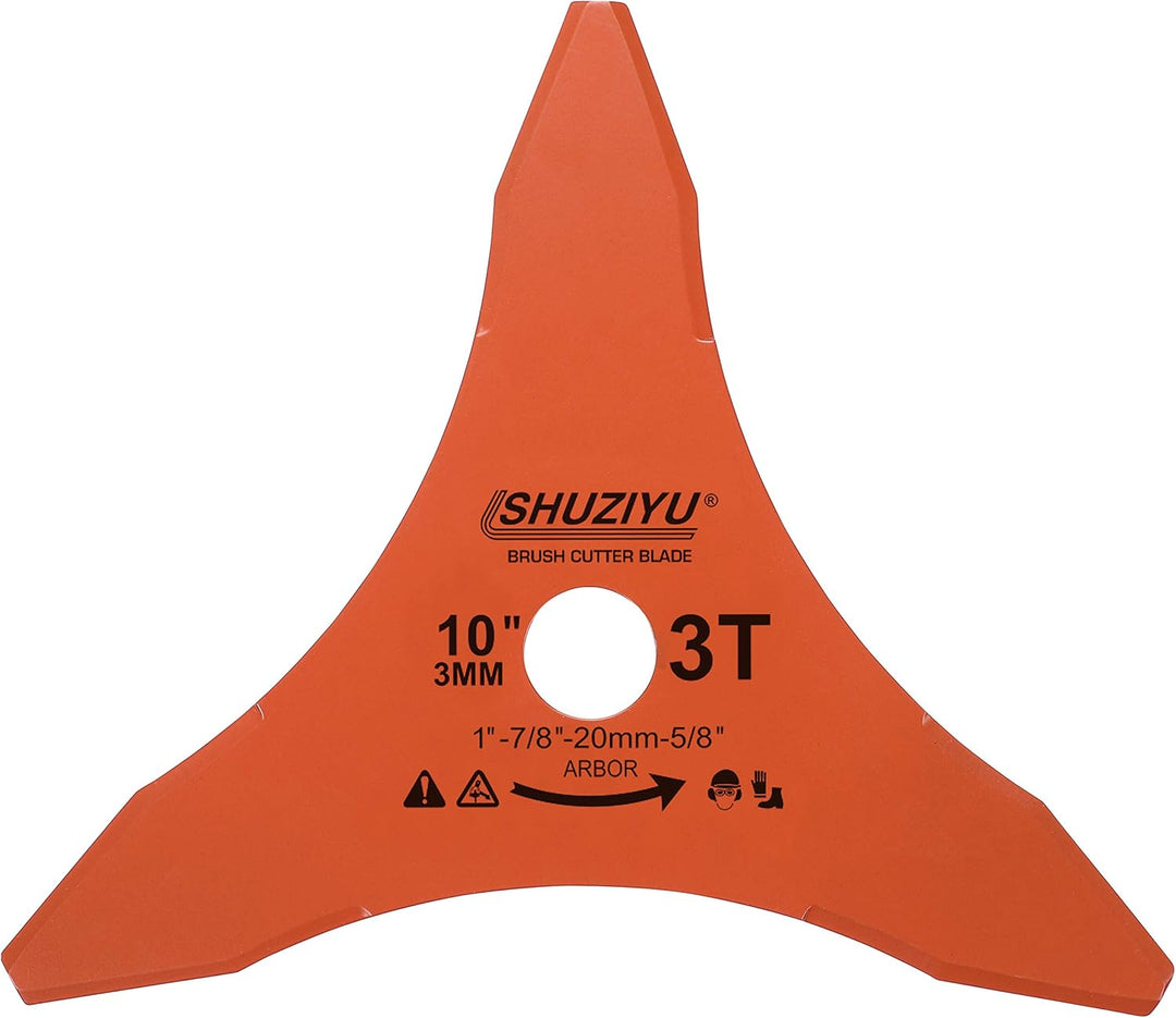 LSHUZIYU 255MMx3MM-3T, 2 Stück, 25.4mm Dorn mit Adapter 22.23-20-16mm, Freischneiderklinge, Freischn