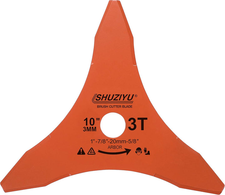 LSHUZIYU 255MMx3MM-3T, 2 Stück, 25.4mm Dorn mit Adapter 22.23-20-16mm, Freischneiderklinge, Freischn