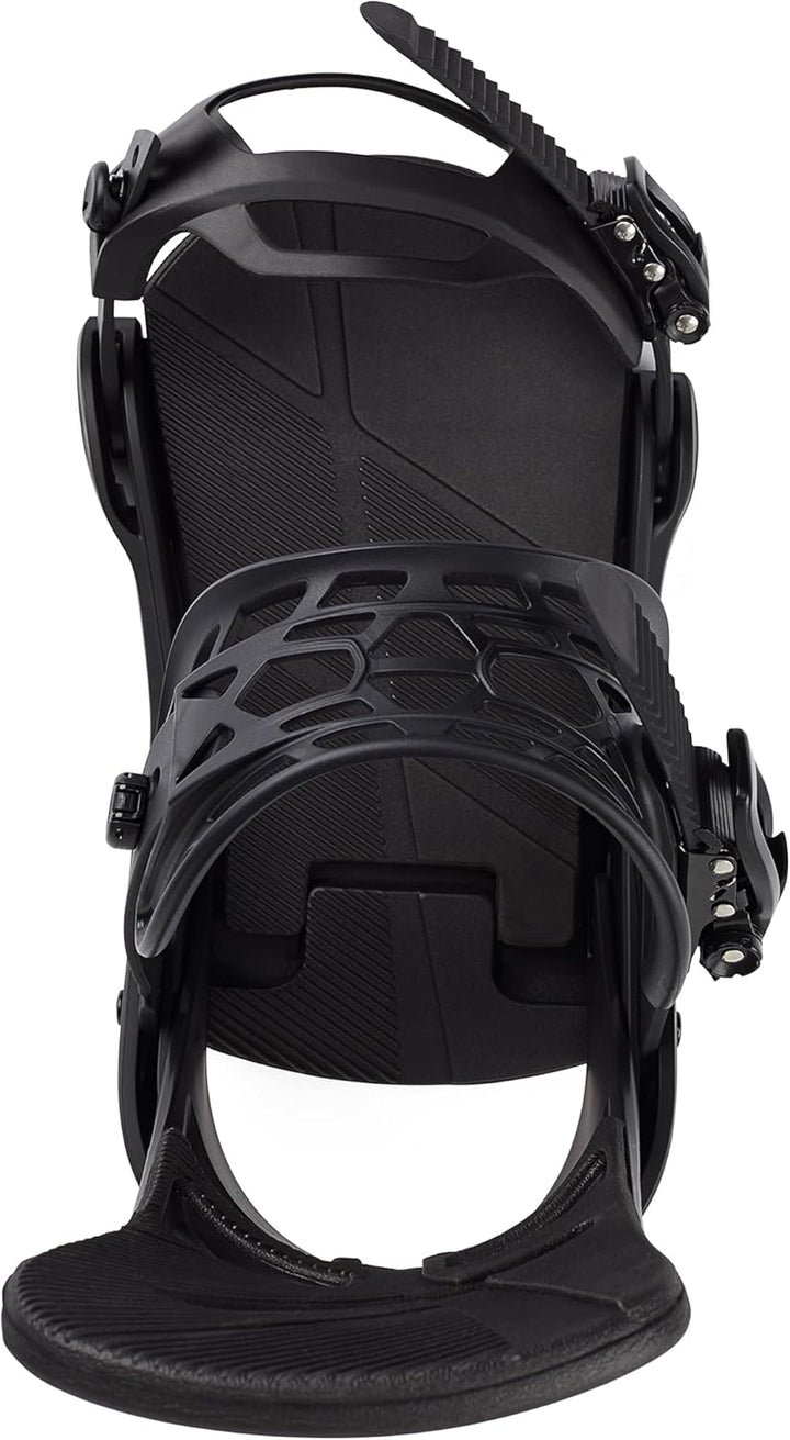 Burton Men's Mission Re:Flex Snowboard Binding Schwarz L, Schwarz L