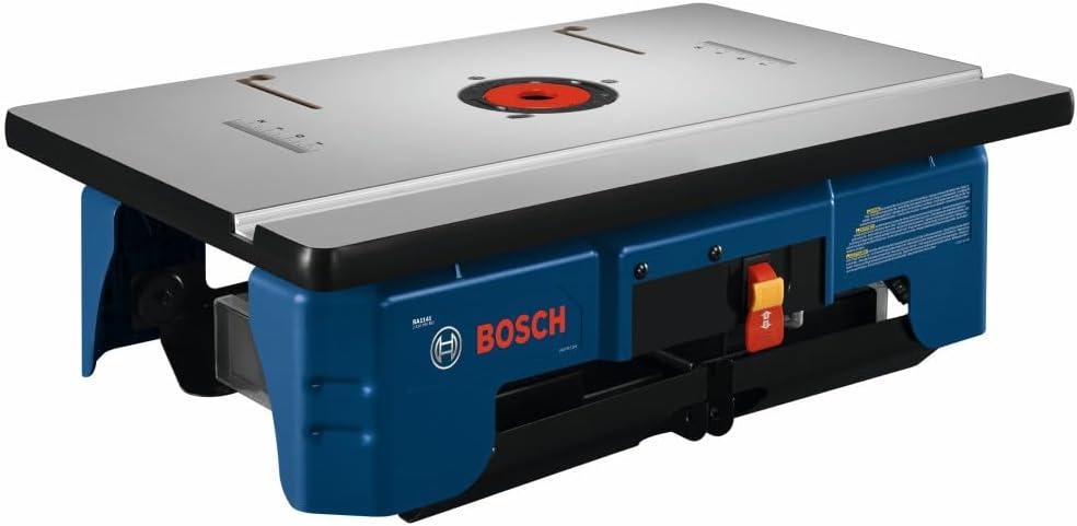 BOSCH RA1141 66.0 cm x 16-1/5.1 cm Laminated MDF Top Portable Jobsite Router Table with 2-1/5.1 cm V
