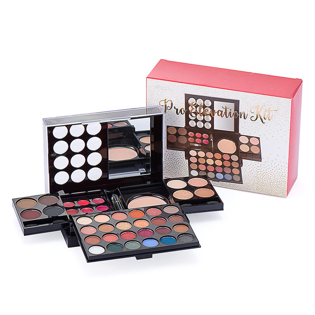 39 Farben Schmink Kosmetik Makeup Paletten mit Lidschatten, Lipgloss, Augenbrauenpuder, Foundation P