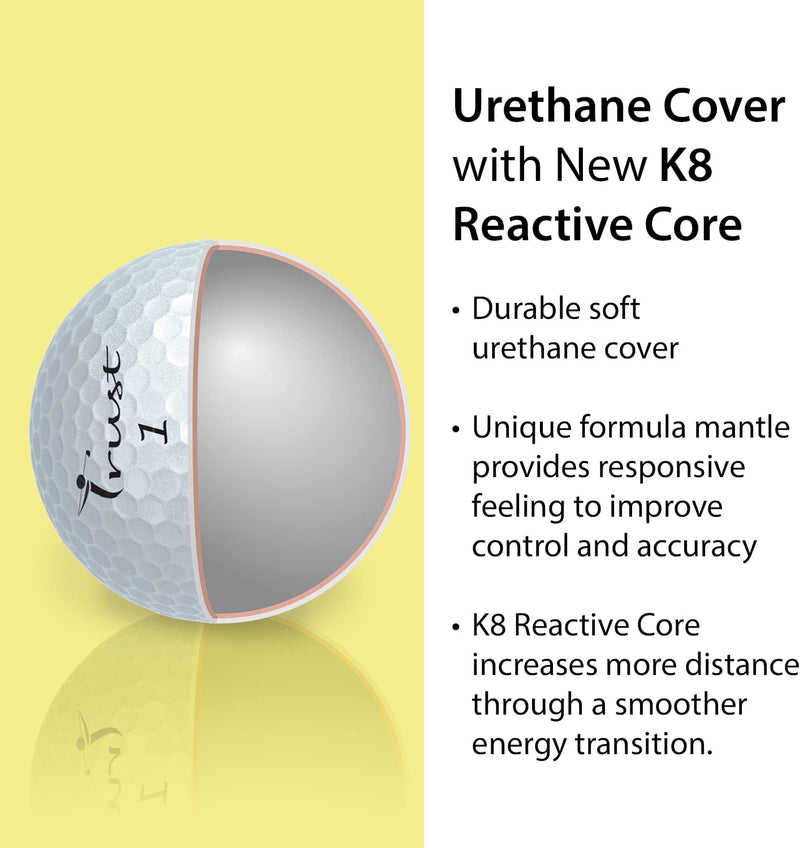 Trust Bison 2022 K8 Edition - Urethan-Abdeckung mit reaktivem Kern, Verschiedene Kompressionsmöglich