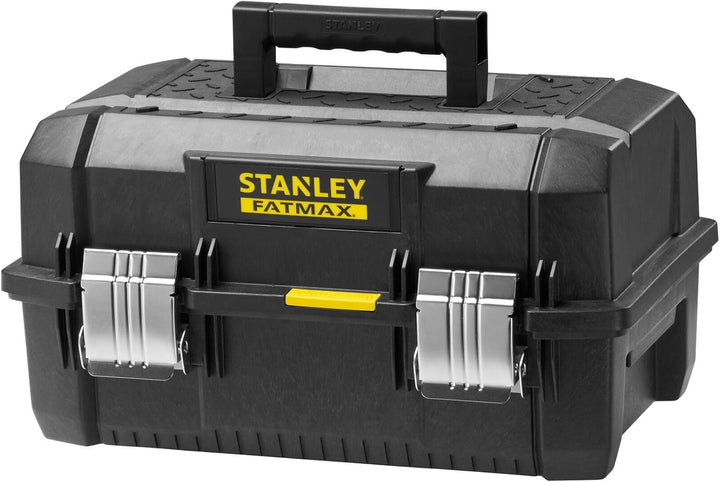 Stanley FatMax Cantilever Werkzeugbox (18 Zoll, 46 x 32 x 24 cm, Koffer für Werkzeuge, Box mit ausla