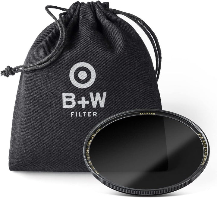 B+W Graufilter ND 3,0 MRC Nano Master 62mm (16x vergütet, Slim, Premium) 1101613 Schwarz