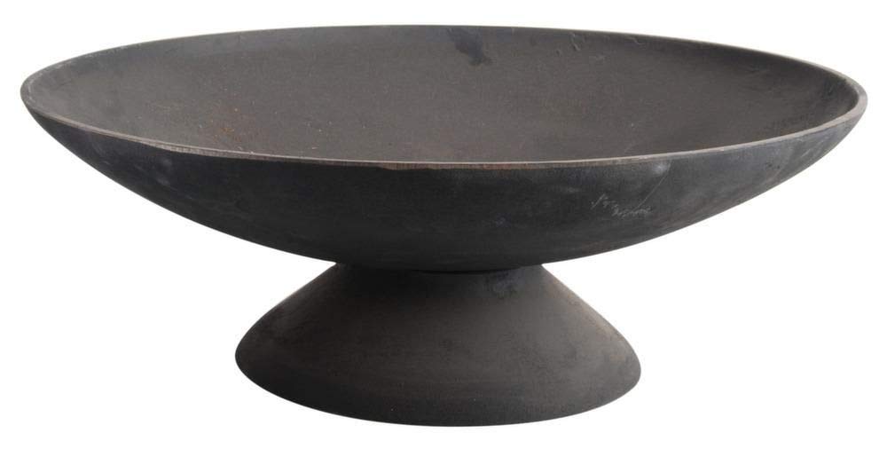 Esschert Design Gusseiserne Feuerschale niedrig L, schwarz, 59x59x20.5 cm, FF44 59 x 59 x 20.5 cm, 5