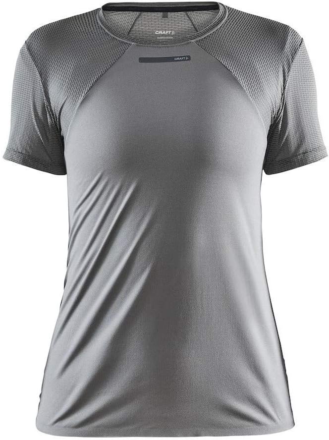 Craft Damen Run Vent Mesh Short Sleeve Trikots XL Asche, XL Asche