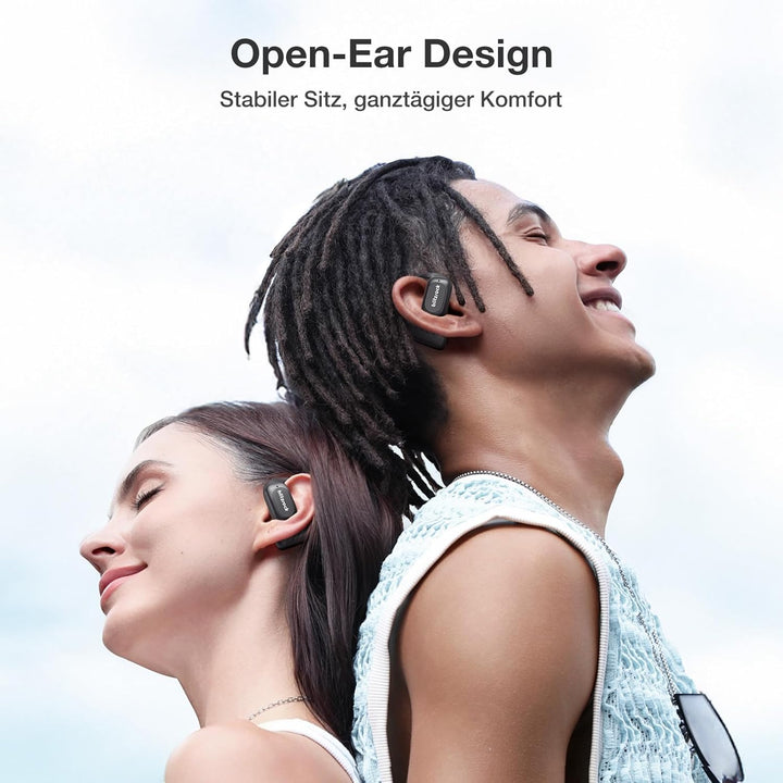 BlitzRock Open Ear Kopfhörer Kabellose Sport Bluetooth 5.4, Weichen und Bequemen, Reicher und Ausgew