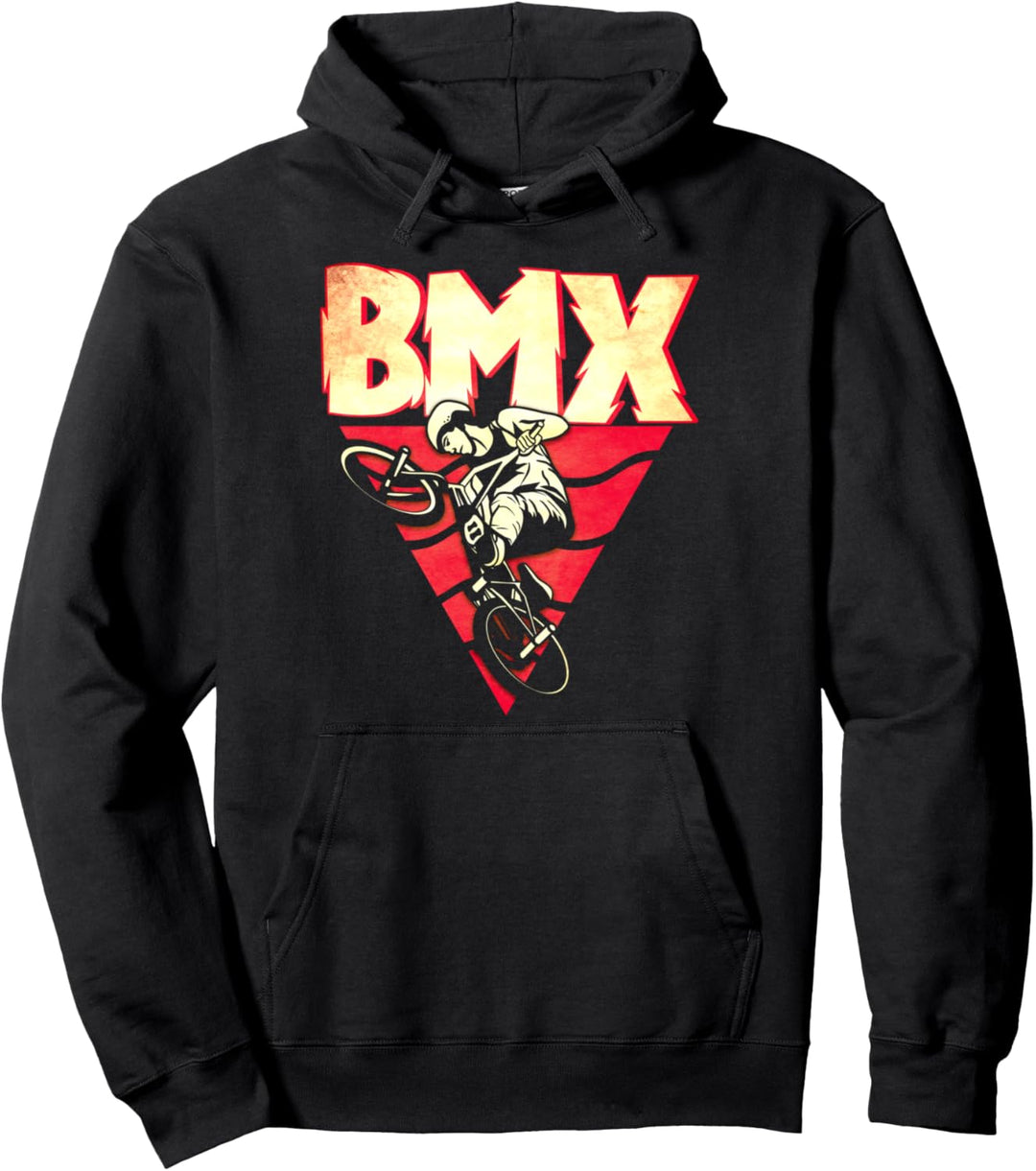BMX Fahrer Retro Vintage Bike Dirt Freestyle Bike Pullover Hoodie