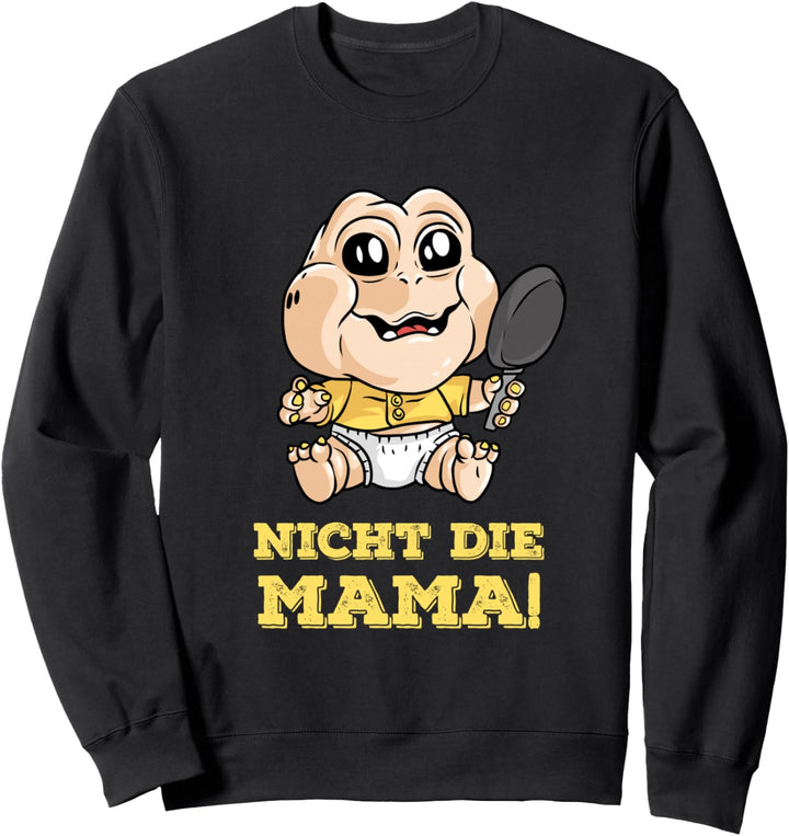 Lustiges Baby Dino TV-Wortspiel - Nicht die Mama Sweatshirt