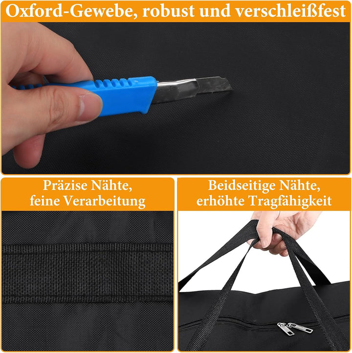 6 Stück Reisetaschen, 100x60x30cm Grosse Reisetasche Handgepäck, 180L Tragetasche, Aufbewahrungstasc