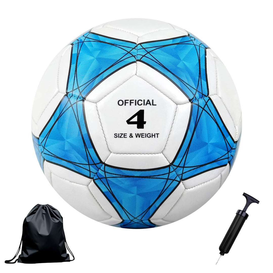 Fussball Grösse 4/5 Kinder,Fussball Kinder,Standard Trainingsfussball, Lederfussball,Verhindern Spre