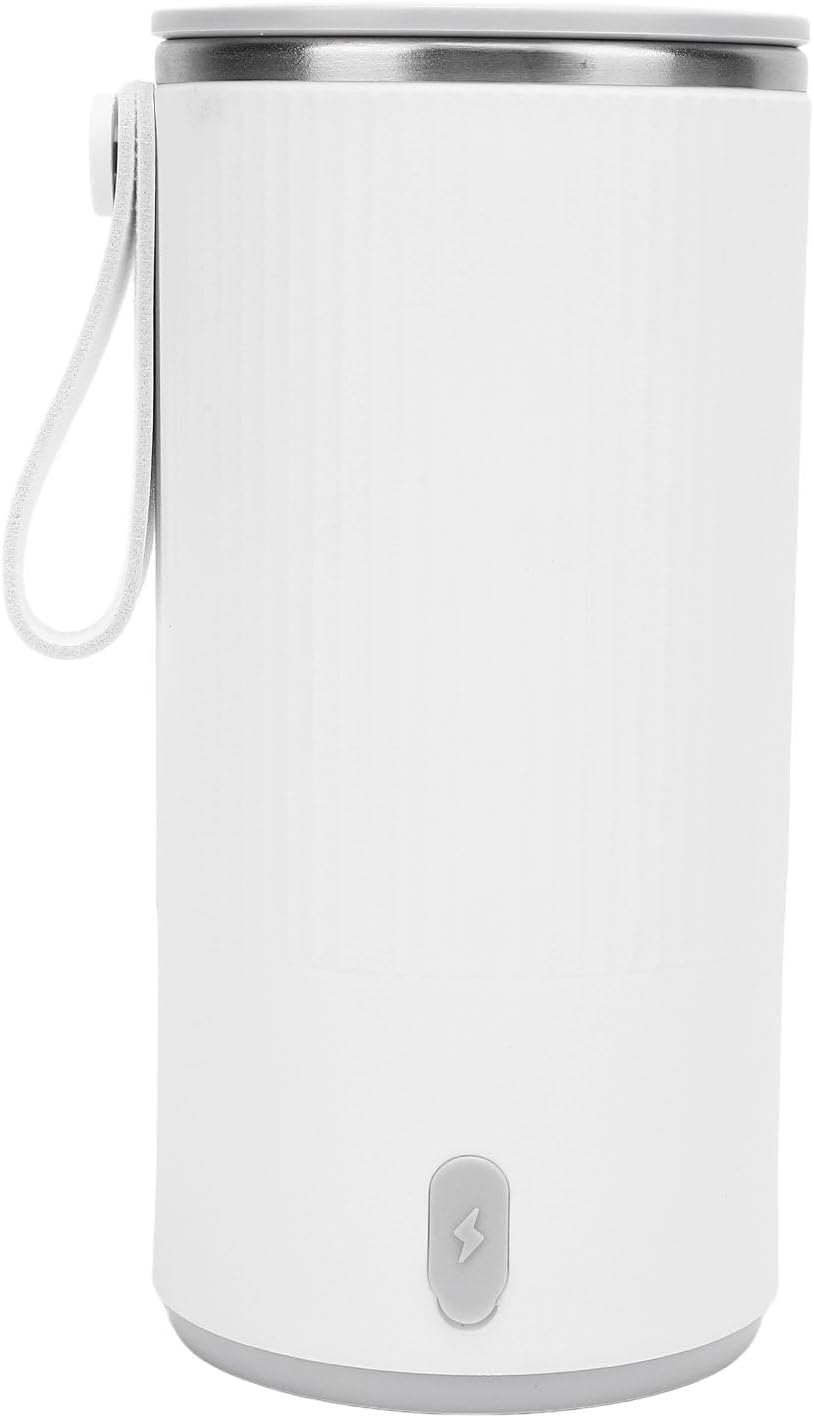 Akku-Wasserkocher, Reise-Wasserkocher, Kabellos, 6000 MAh, Wiederaufladbar, 400 Ml, 55 °C, Edelstahl