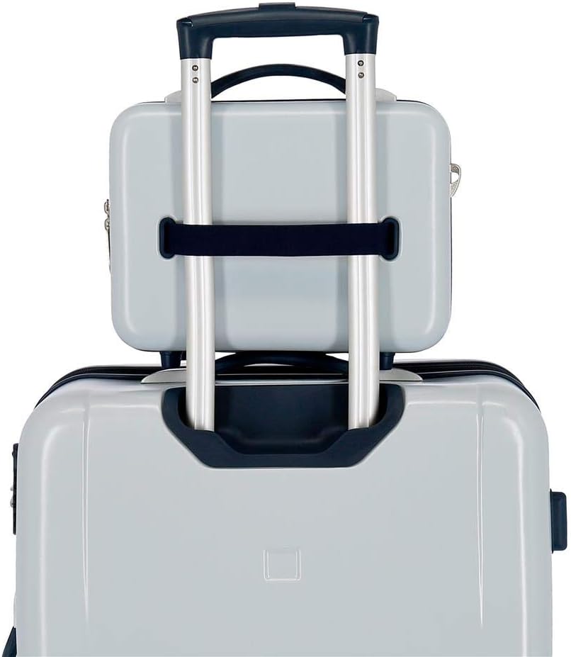 Disney Mickey Denim Kulturbeutel anpassbar mit Umhängetasche, Blau, 29 x 21 x 15 cm, starr, ABS 9,14