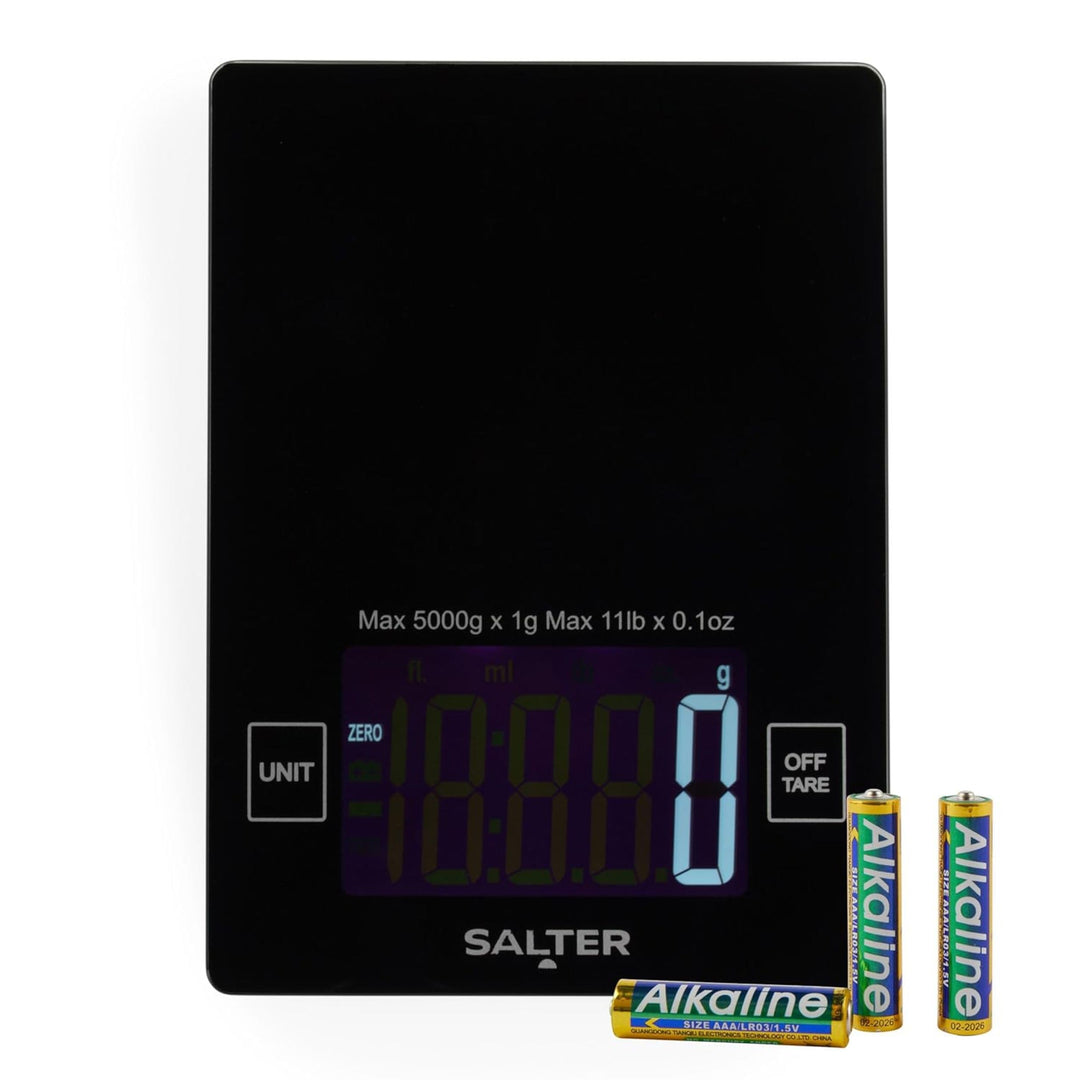 Salter Küchenwaage mit hoher Kapazität – 10 kg Kapazität, grosse Digitalanzeige, Funktion Zero, miss