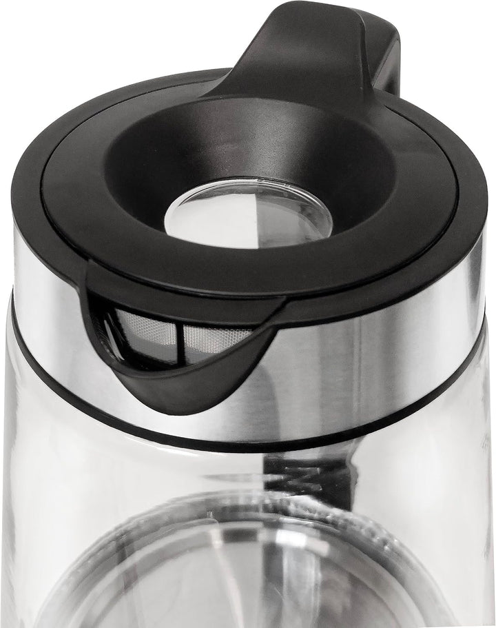 SILVA SCHNEIDER Glas Wasserkocher KL-G 2007, 1,7 Liter, 2200 Watt, mit Easy-Fill Deckel