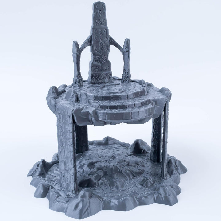 3D Vikings Elfenreich - Schwebende Insel mit Ritualaltar, Massstab 28/32mm