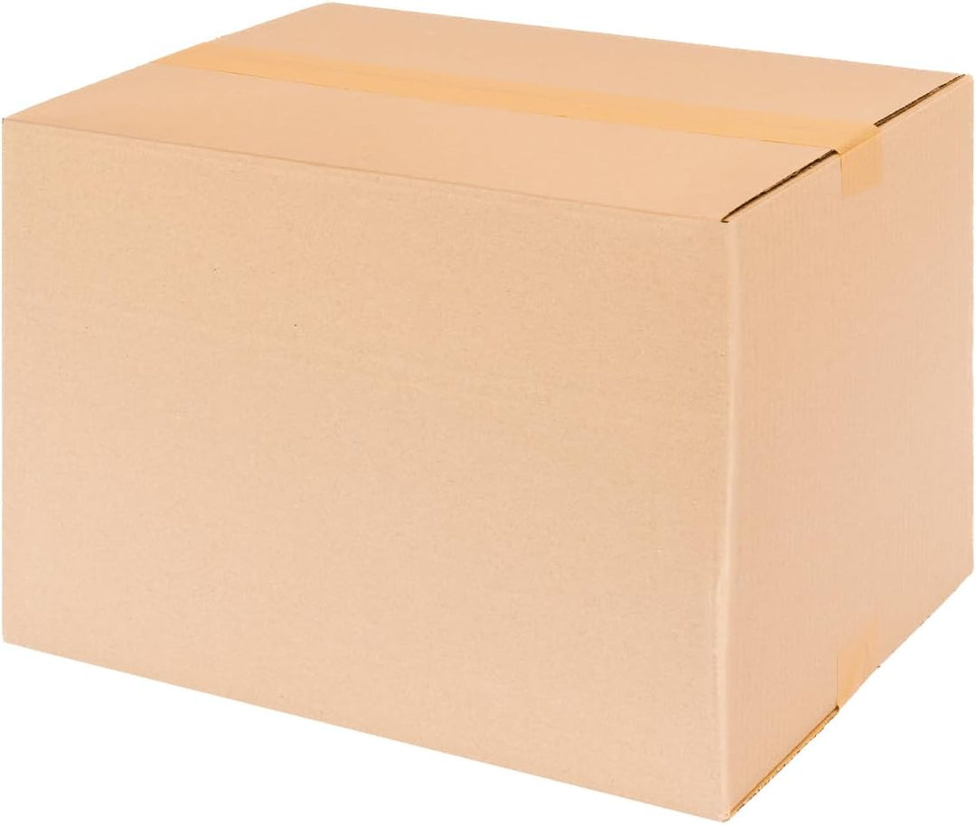 50 Faltkartons 400x300x300mm braun KK 100 1 wellig rechteckige Versandkartons | DHL 5Kg Paket | DPD