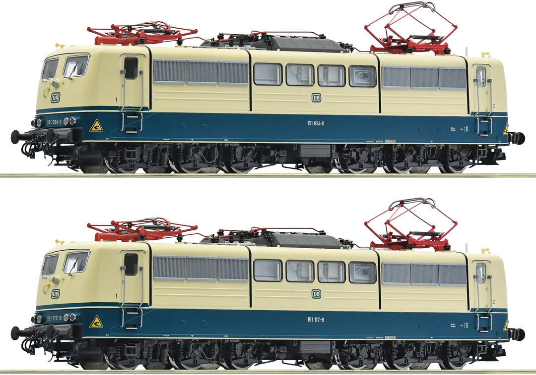 Roco 2 Stück H0 E-Lok 151 094-0 und 151 117-9 der DB 70407