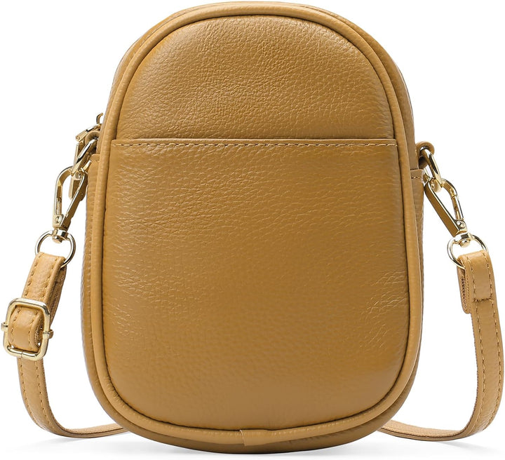 SENDEFN Handy Umhängetasche Damen, Leder Handytasche zum Umhängen Geldbörse Damen, Brieftasche mit V