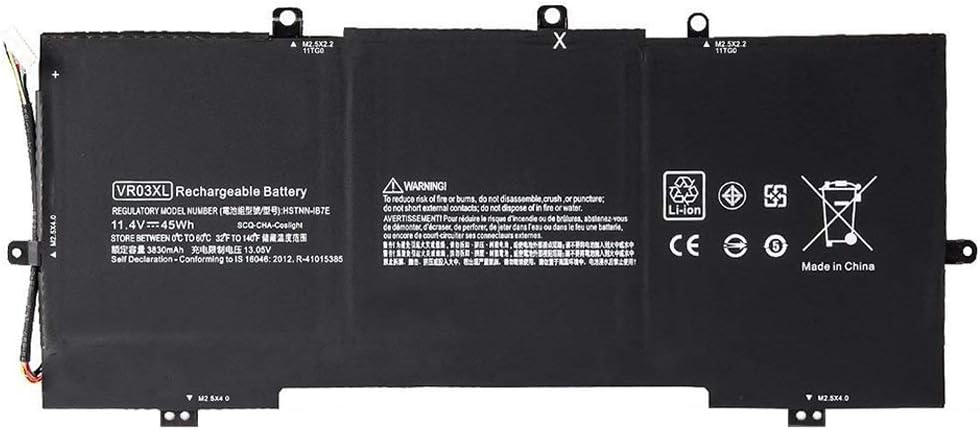 XITAIAN 45Wh 11.4V VR03XL Ersatz Laptop Akku für HP Envy 13-D 13-D046TU 13-D025TU 13-D024TU 13-D056T
