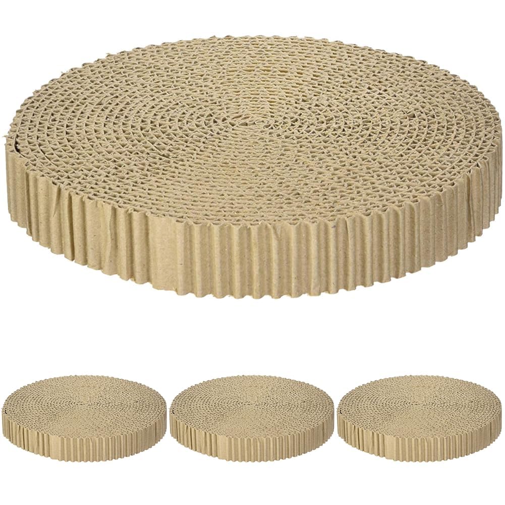 Catit Kratzmatte Ersatzeinlage aus Pappe für Catit Play 3-in-1 Spielzeug mit Kratzbrett (Packung mit