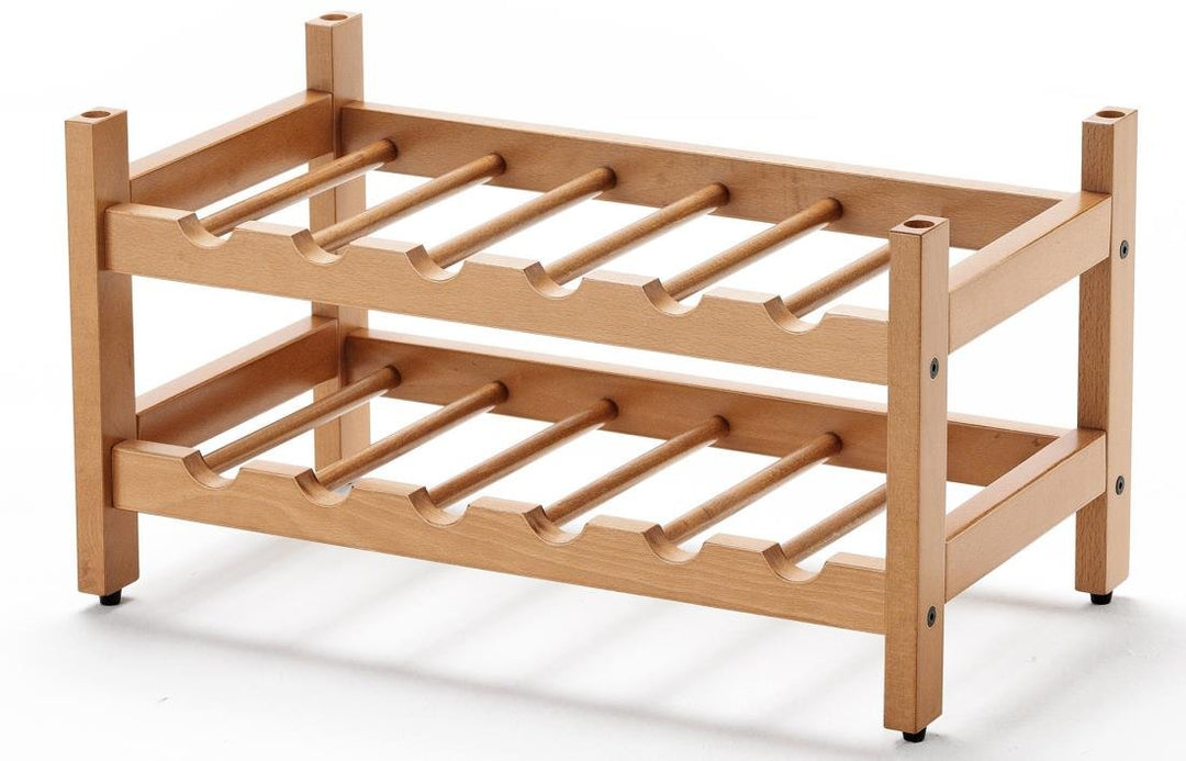 Stapelbares Weinregal Birellone Grösse: 31 cm H x 58,5 cm W x 32 cm T 49 x 29 x 29 cm, 49 x 29 x 29