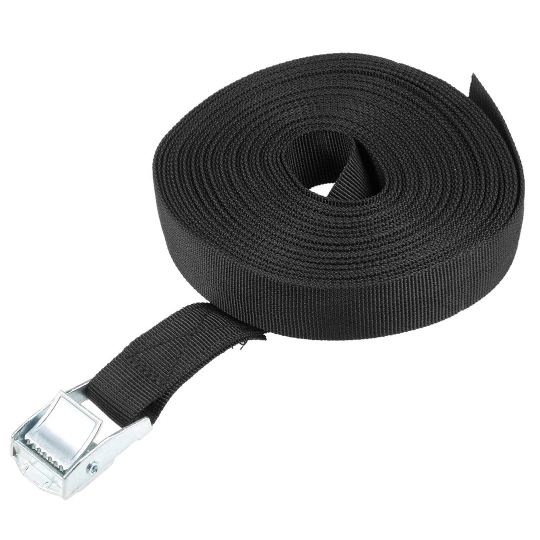 sourcing map 1 Packung Zurrgurt mit Nockenschnalle 9Mx25mm 80Kg Ladekappe Polypropylen für Transport