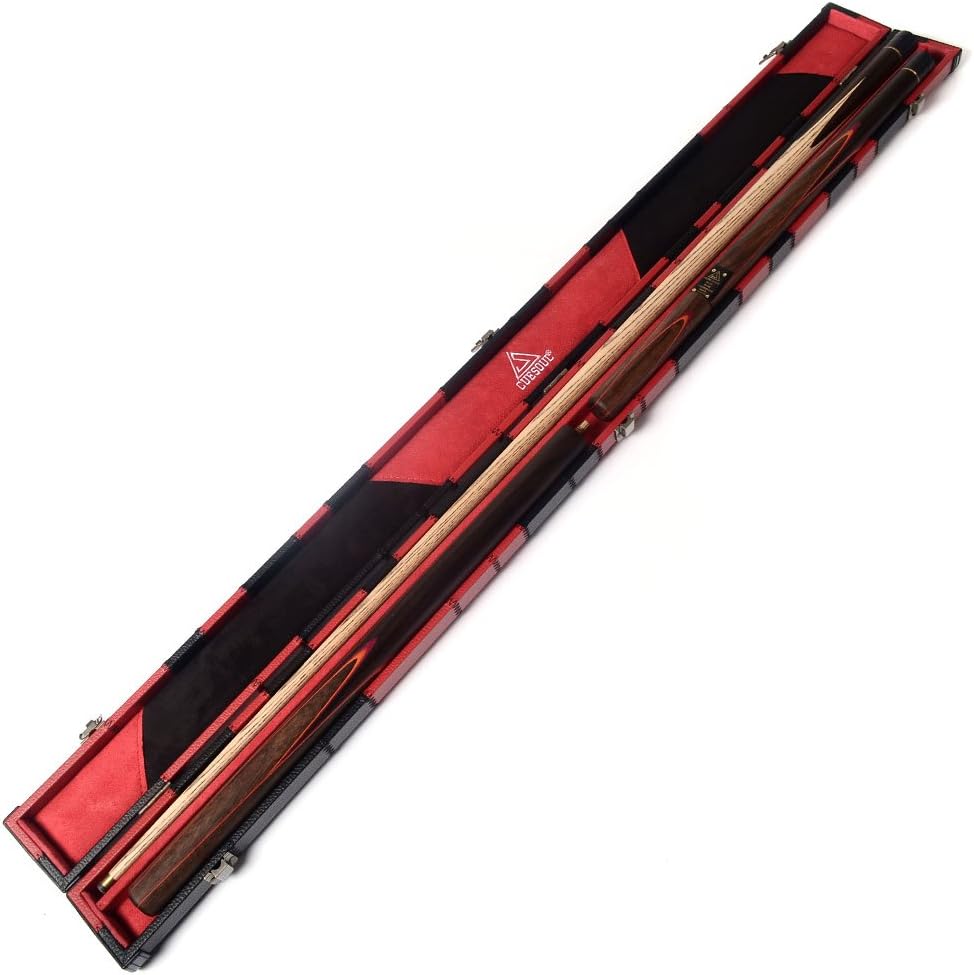 CUESOUL 57 "Handwerk 3/4 Gelenkig Palisander Snooker Queue mit extra 50cm Palisander Queue-Verlänger