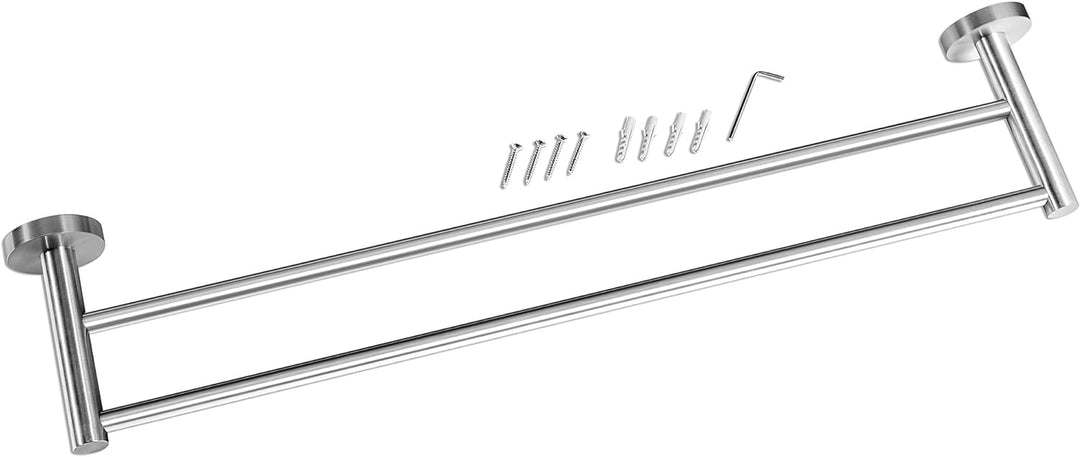 Ambrosya BZAAQ01 Handtuchhaken, Edelstahl (Gebürstet), Silber, Einheitsgroesse, Edelstahl