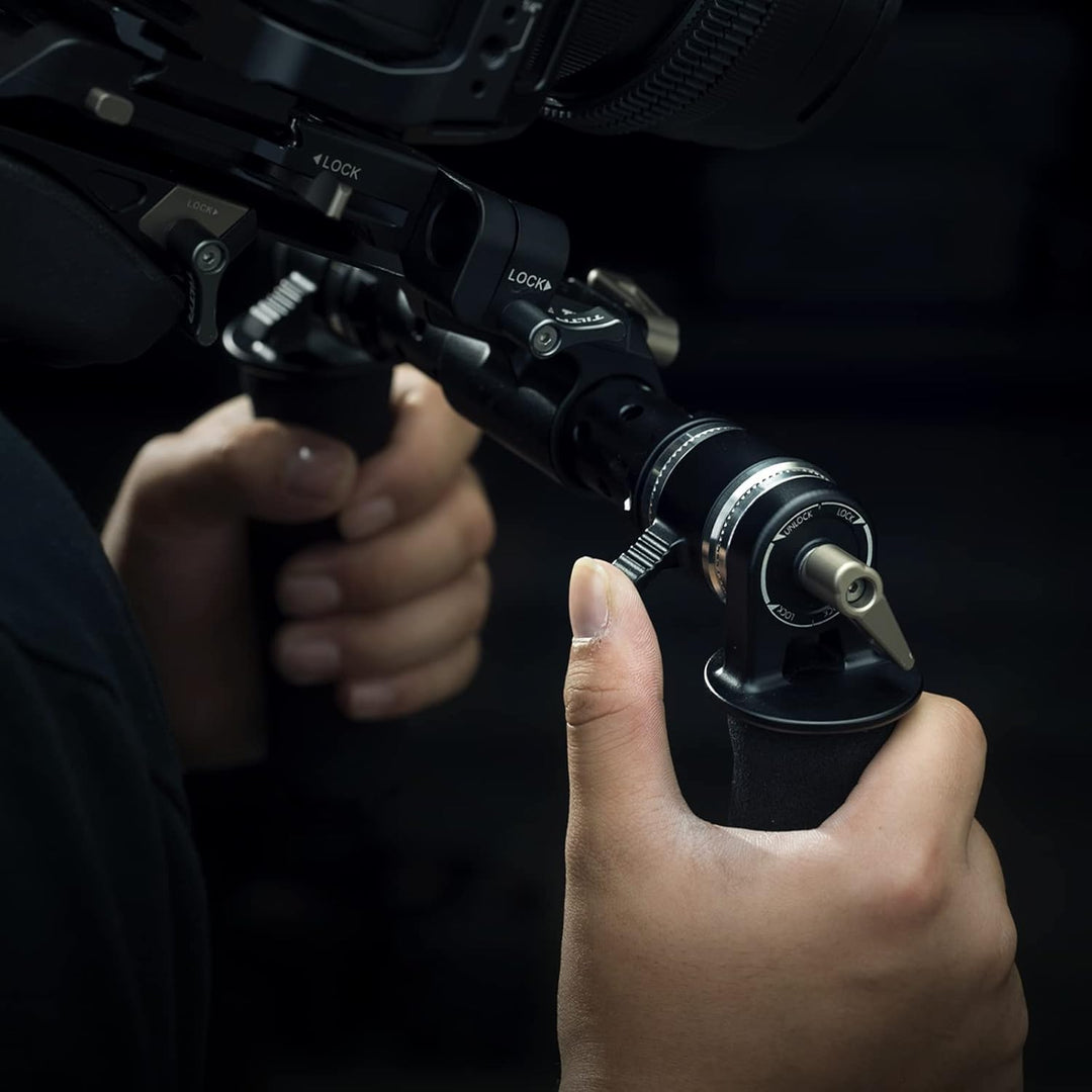 Tilta Left Side Quick Adjust Rosette Adapter Filmmaking Kit Kompatibel mit Tilta Lightweight Shoulde