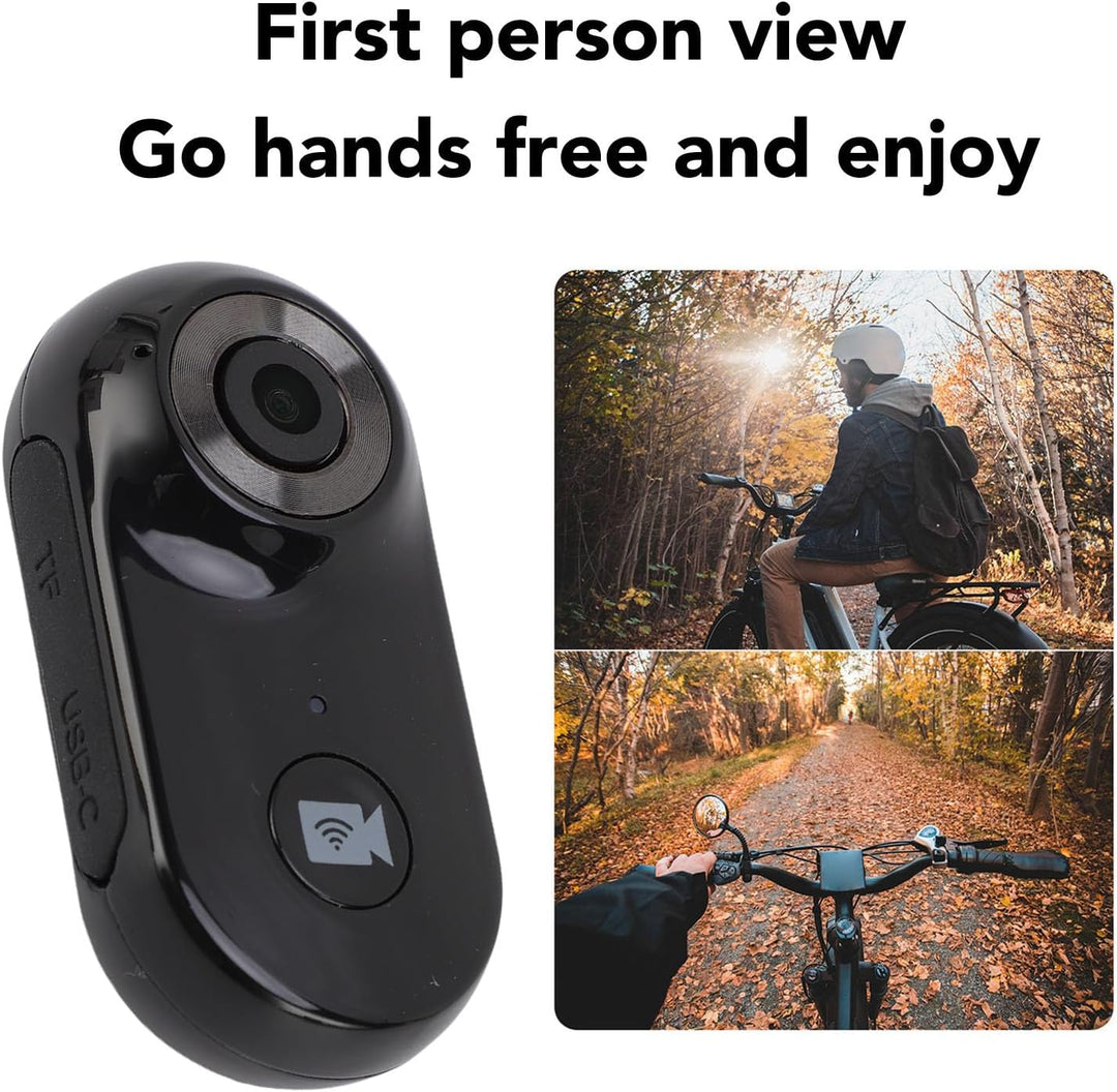 BuyWeek Daumen Action Cam 1080P WLAN, Mini Bodycam Tragbare Körperkamera Haustier Aktion Kamera mit