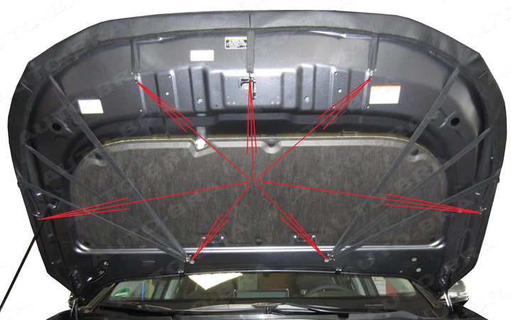 Auto-Bra AB3-00482 kompatibel mit Toyota RAV4 Bj. ab 2018 Haubenbra Steinschlagschutz Tuning Bonnet