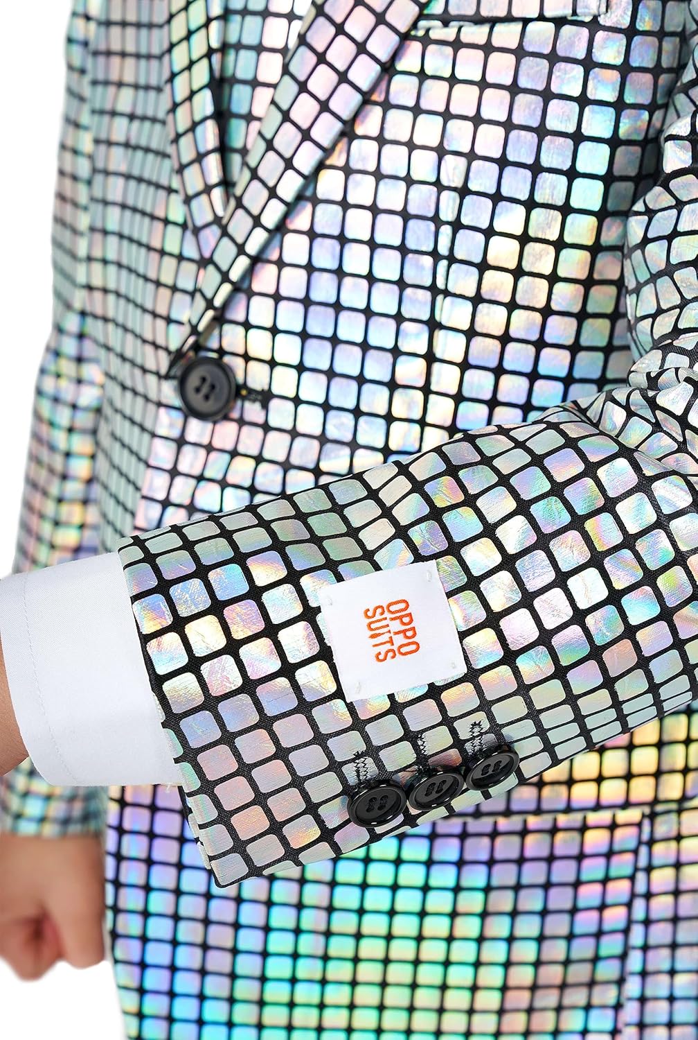 OppoSuits Jungen Discoballer Glänzender Anzug - Abschlussball- und Hochzeitsfeier-Outfit - Inklusive