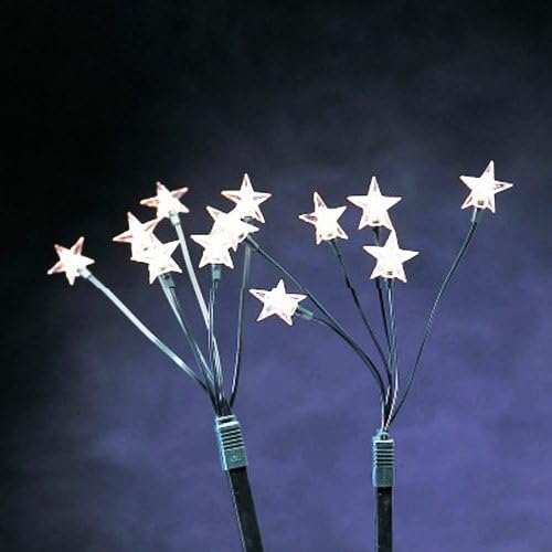 5x LED Leuchtstäbe 30 LED´s Warmweiss 44cm Sterne Sternenstäbe